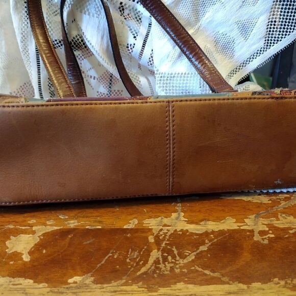 Fossil patchwork leather bag - Picture 3 of 12